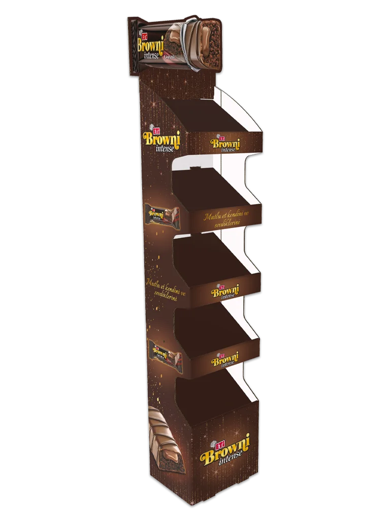 browni pigme karton stand