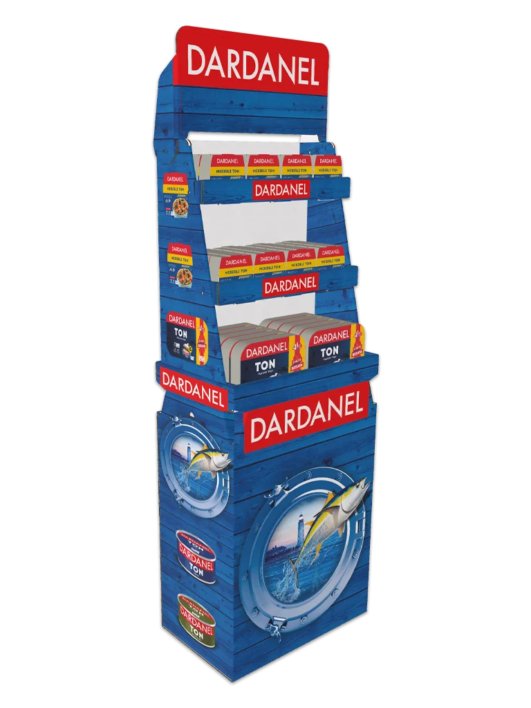 dardanel dolumlu karton stand