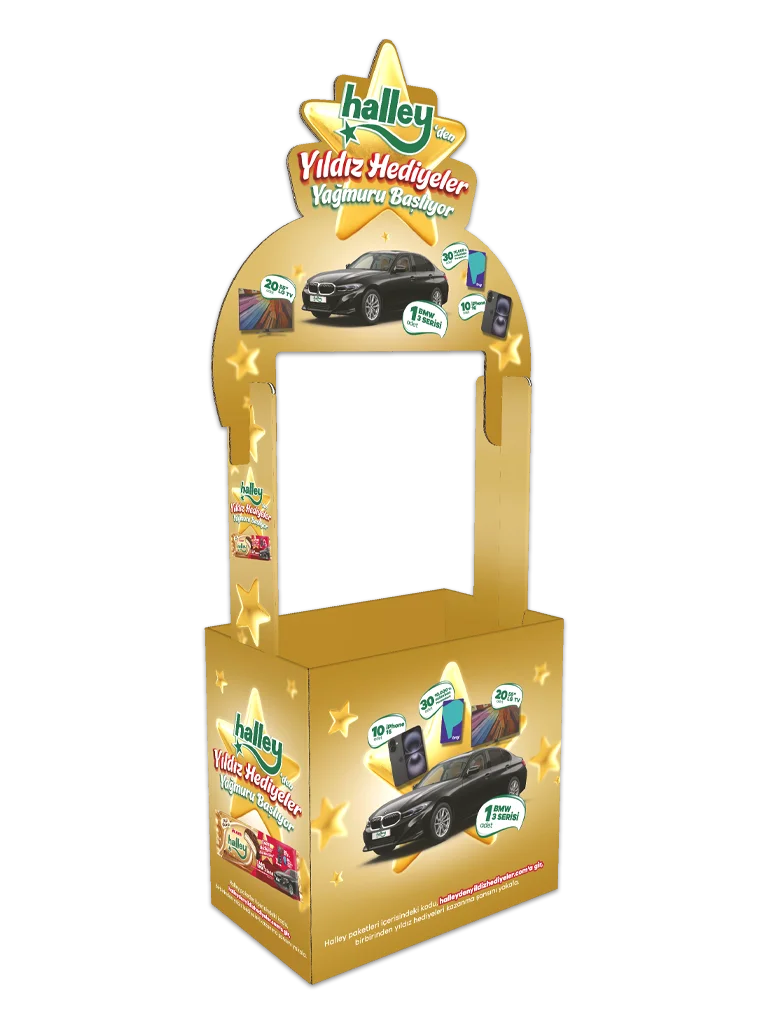 halley havuz karton stand