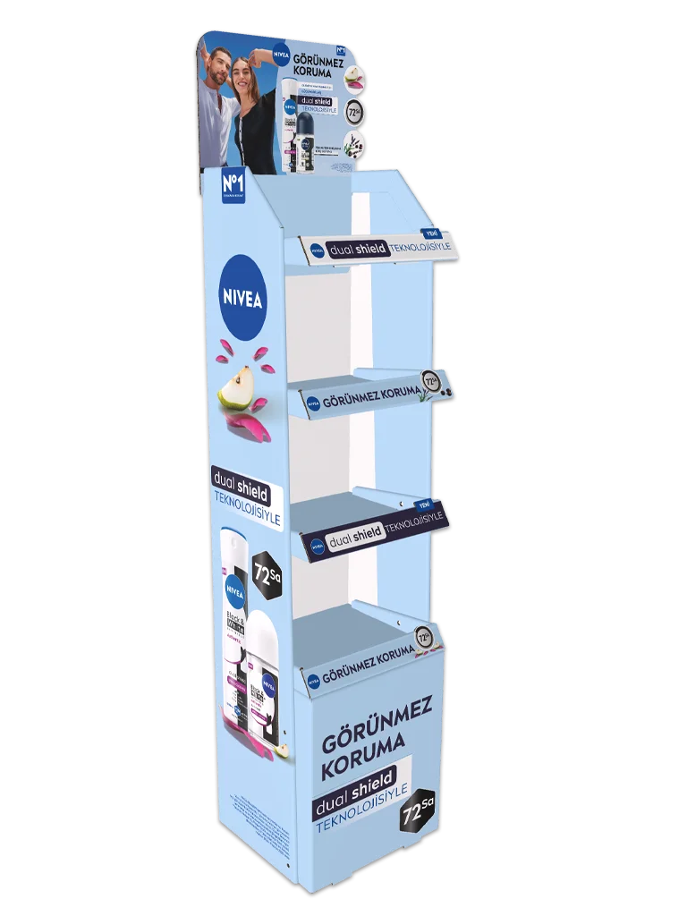 nivea kolay kurulum karton stand
