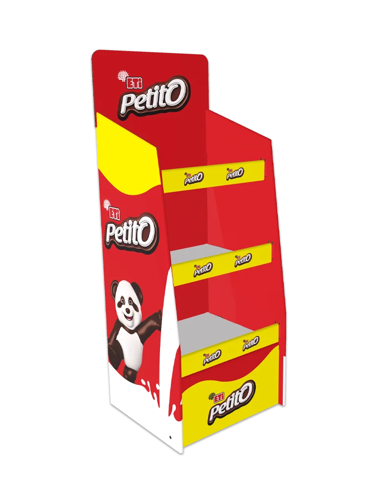 petito kolay kurulum karton stand