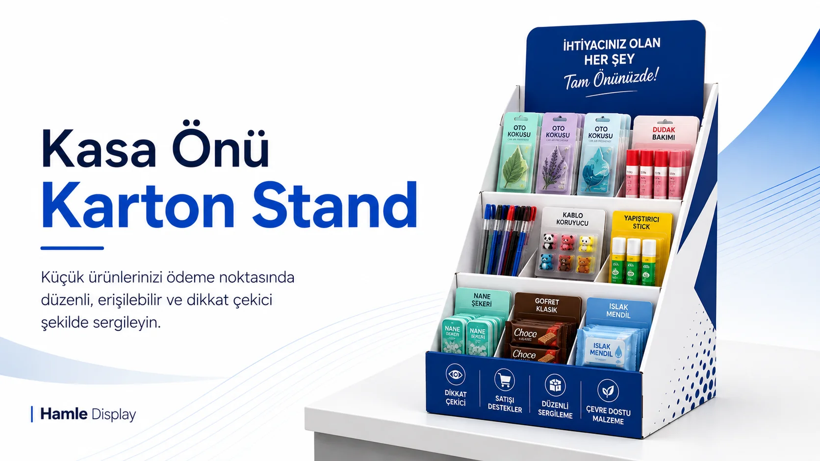 Kasa Önü Karton Stand Çözümleri