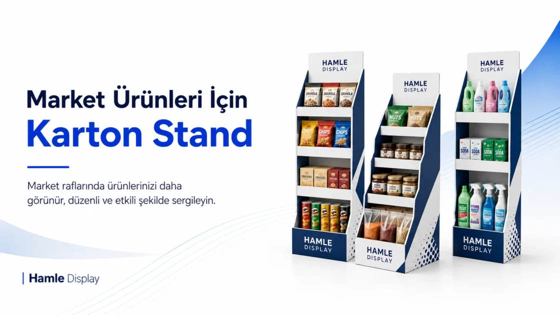 Market Ürünleri İçin Karton Stand Çözümleri