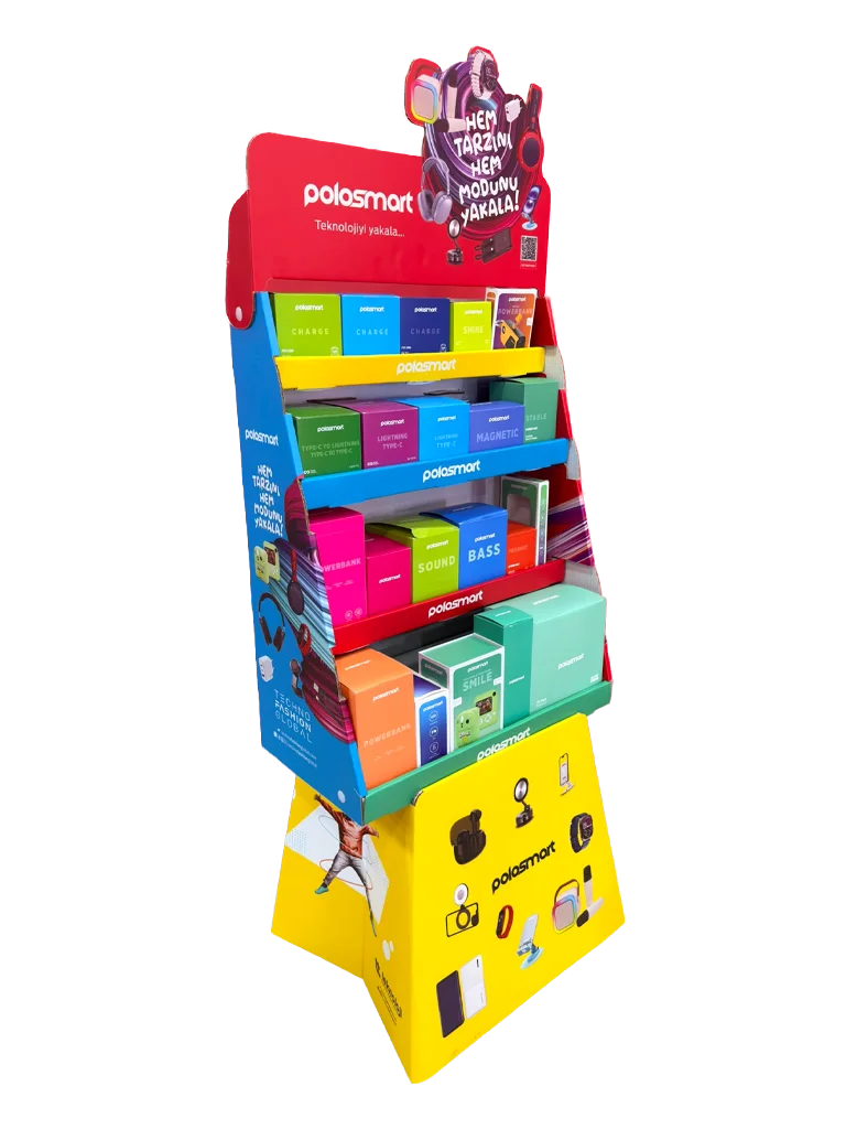 Ön dolumlu karton stand modeli