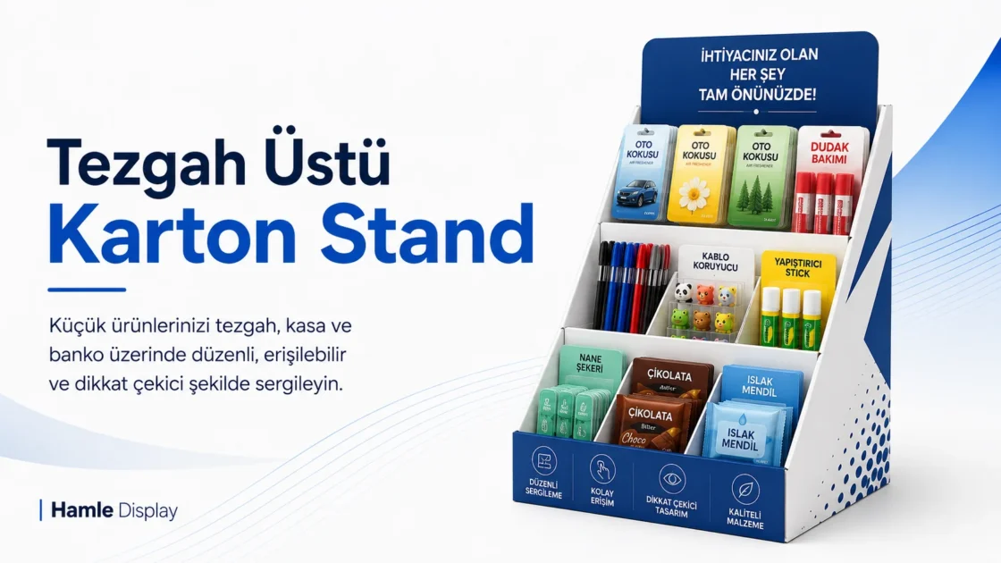 Tezgah Üstü Karton Stand Çözümleri
