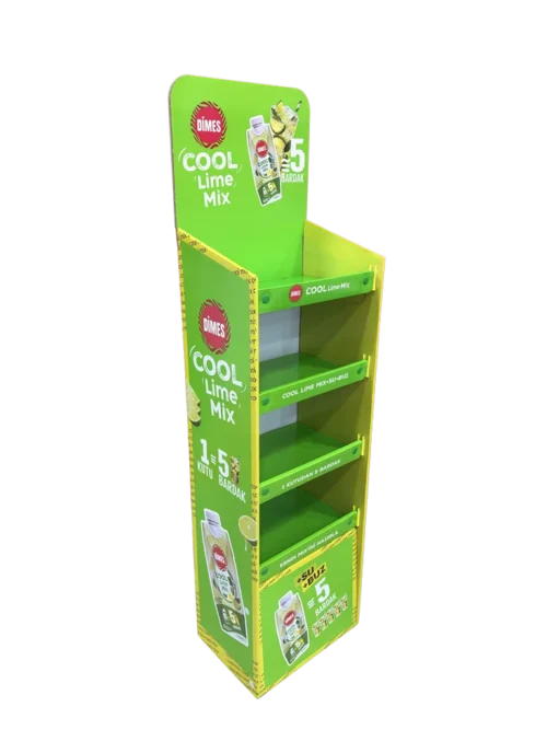 Dimes cool lime mix karton stand