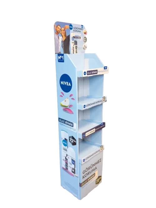 nivea görünmez koruma karton stand